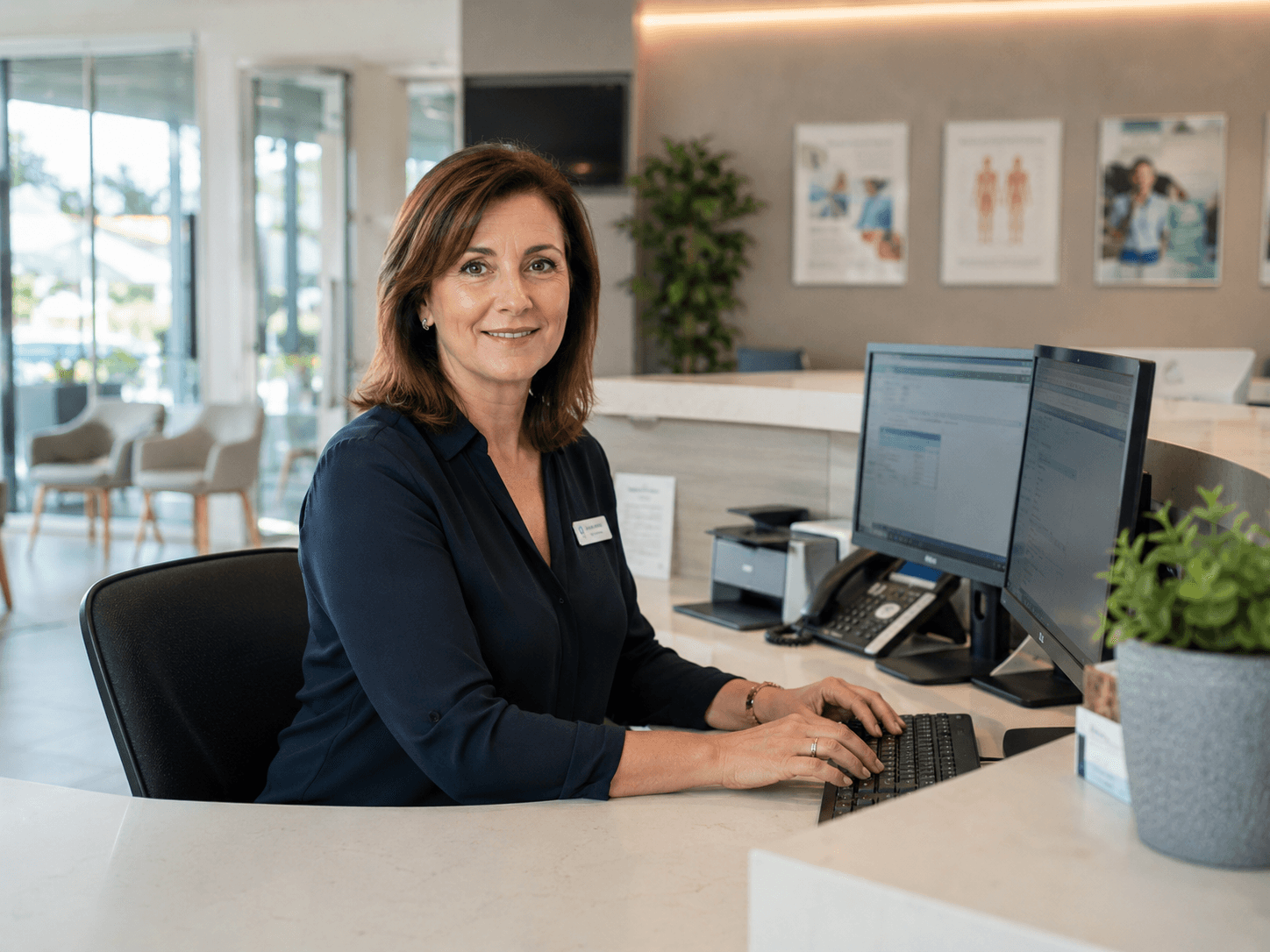 Practice manager using Medical Wizard specialist consulting suite management tools